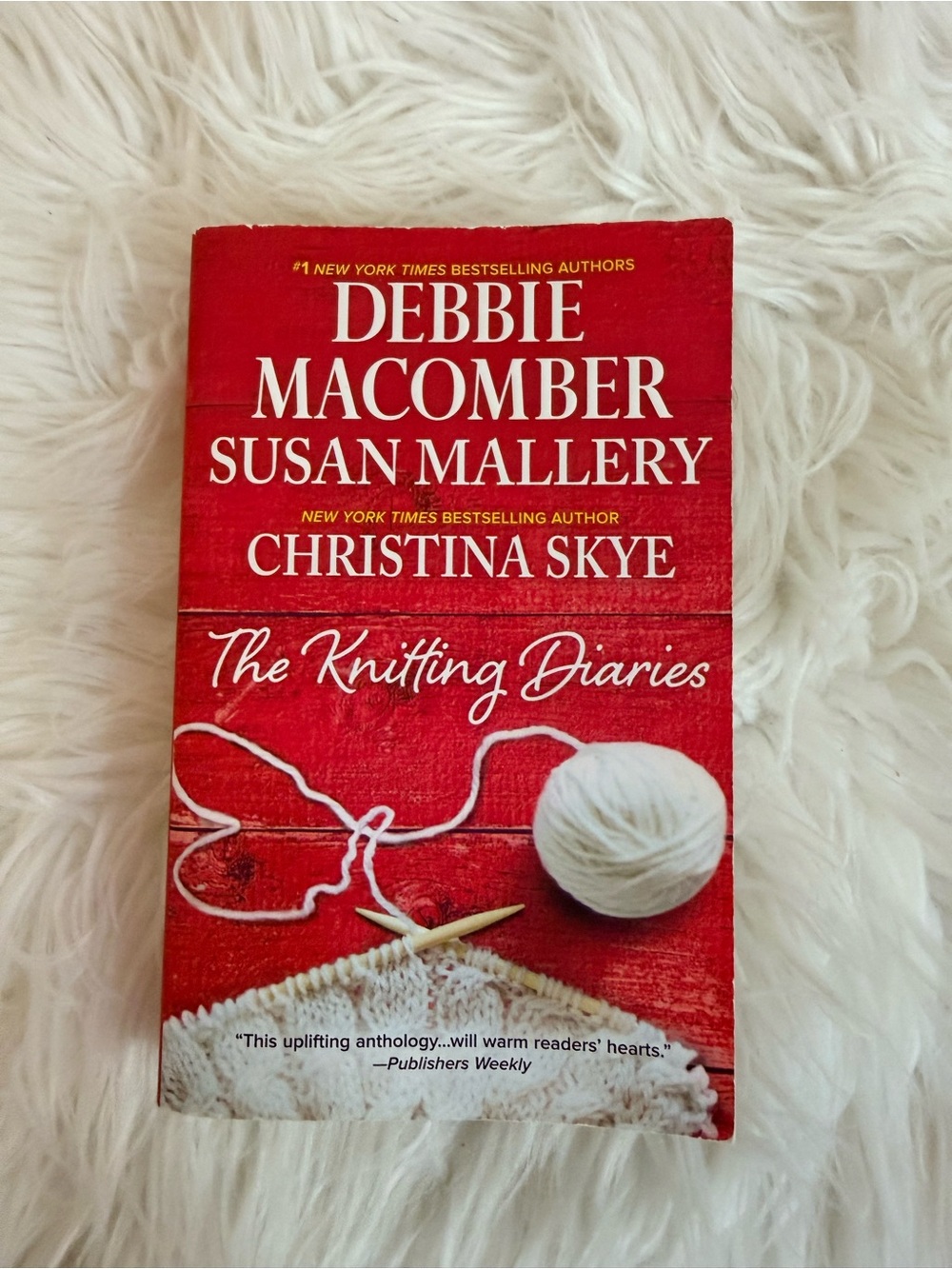 💫10/$25 • The Knitting Diaries Paperback by Debbie Macomber & Susan Mallery
